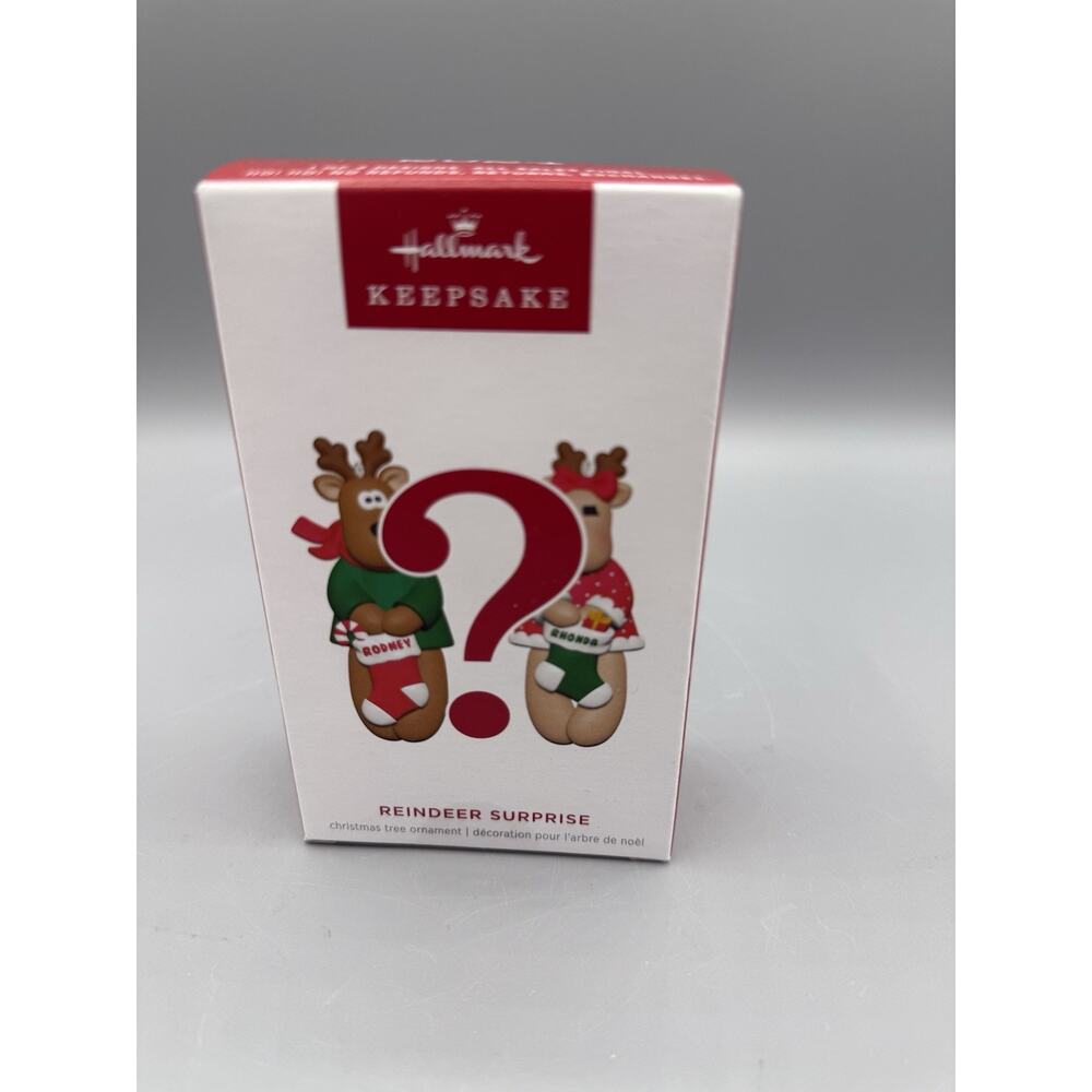 Hallmark Keepsake 2024 Reindeer Surprise Rodney Ornament by Tammy Haddix